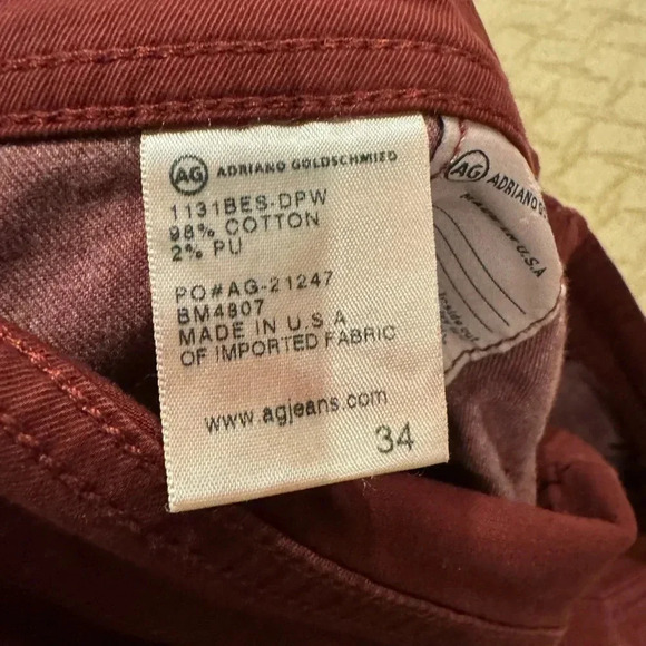 Adriano Goldschmied The  Matchbox Slim Pants 34x31 - Picture 4 of 10